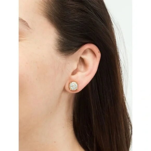 KATE SPADE • Opal Glitter Gumdrop Earrings - Picture 3 of 5